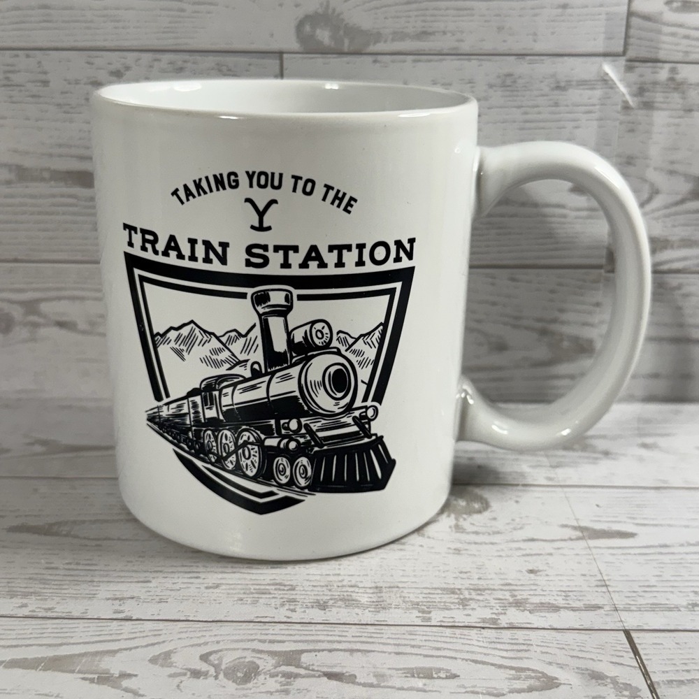 Yellowstone Dutton Ranch Coffee Mug - Taking You To The Train Station Tea Cup